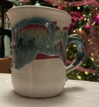 Magnum Handmade Pottery Stoneware Coffee/tea Mug Signed 2011
