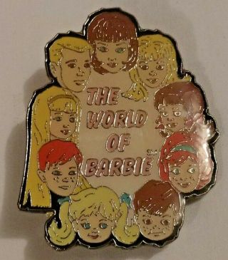 Vintage Barbie Convention Pin Collectible - The World Of Barbie -