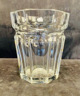 Baccarat Crystal Harcourt Champagne Ice Bucket 9 " Tall - Made In France -