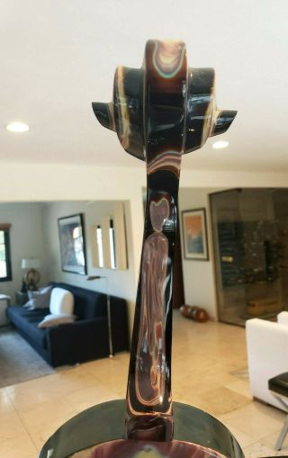 Dino Rosin Murano Glass Large Violin Sculpture 4