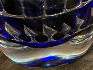 “Orrefors Ariel no 154.  c Ingeborg Lundin” 6.  25” art glass vase MCM QUALITY 6
