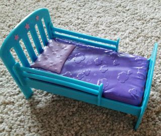 2019 Barbie Mattel Kelly Purple Teal Bed Replacement Accessory Furniture