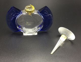 Lalique France Crystal Lady & Man Jour Et Nuit Day & Night Perfume Bottle 5