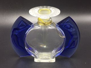Lalique France Crystal Lady & Man Jour Et Nuit Day & Night Perfume Bottle 6