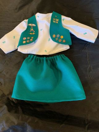 Girl Scout Junior Uniform For American Girl Or Other 18 " Doll