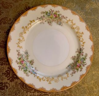 4 - Meito China Japan Dalton Pattern Hand Painted Dessert/bread Butter Plates 6.  5”