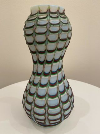 Fratelli Toso Fenicio Vase Multi - Color 8 1/2 Inches Tall