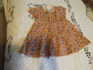 Vintage Or Antique Toddler Dress For Large Doll Or Child