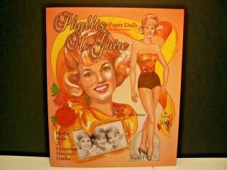 Paper Dolls,  “phyllis Mcguire”,  2009 First Edition Release Of Paper Doll Review,