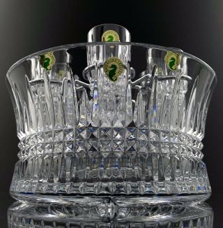 Waterford Lismore Diamond Vodka Set Chill Bowl & 6 Shot Glasses 156508