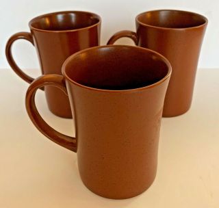 Joseph Abboud Oval Westbury Court Coffee Mugs Cups Terra Cotta Stoneware