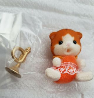 Calico Critters Sylvanian Families Baby Band Daisy Maple Cat & Trumpet
