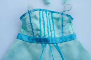 blue satin dress set for 18 inch doll 2
