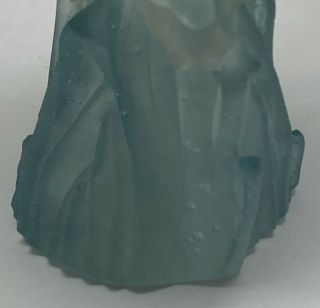 Daum Great Heron Glass Sculpture Signed Daum On Bottom - 9 - 3/4” Tall 5