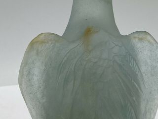 Daum Great Heron Glass Sculpture Signed Daum On Bottom - 9 - 3/4” Tall 6
