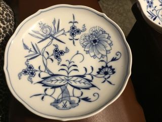 Antique Meissen Blue Onion Pattern Small Bowl 5 3/4”