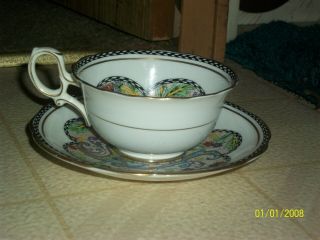 Vintage Paragon Fine Bone China Cup And Saucer Chintz Paisley Only In The Middle