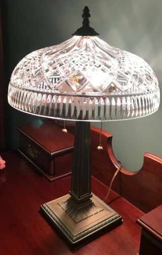 Waterford Crystal 22 " Table Lamp Beaumont Arts&crafts (retired)