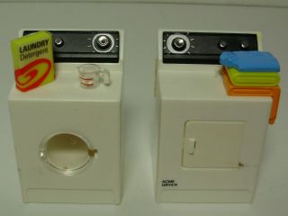Dollhouse Miniature – Washer And Dryer – Refrigerator Magnet