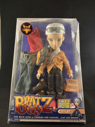 2002 Mgm Bratz Boyz Dylan Doll With Accessories & Poster