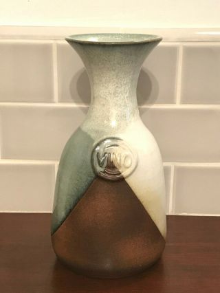 Robert Maxwell Wine Carafe For Pottery Craft Usa / Mid Century / Nos