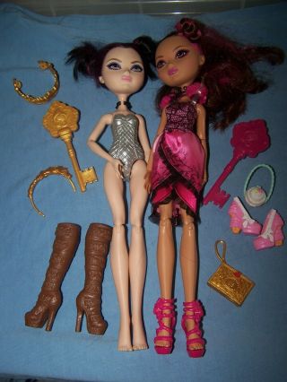 2 X Ever After Dolls Briar Beauty.  With Clothes And Accessories