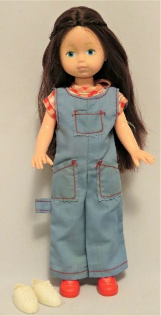 1978 Vogue Ginny Doll In Outfit W/2 Pair Shoes,  Brunette Braid