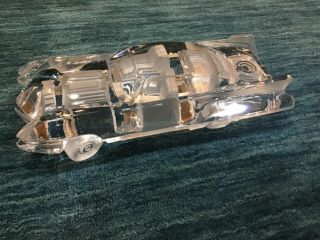 Daum France Crystal Cadillac Eldorado (chip Repair ?).  Stunning Piece.