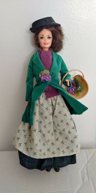 Barbie Doll As Eliza Doolittle (my Fair Lady) Flower Girl 15498 Hat,  Basket