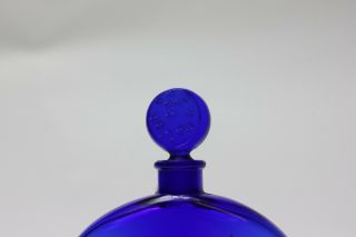 Rene Lalique Blue Worth Perfume Bottle,  1925,  France