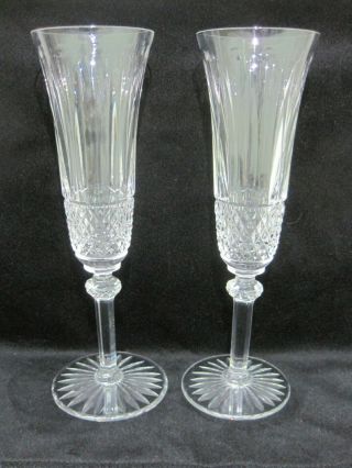 A Nwt St.  Louis Crystal Tommy Champagne Flutes,  8 "