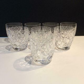 Waterford Donegal Crystal Set Of 8 Old Fashioned Tumbler Glasses 9oz Cr1741