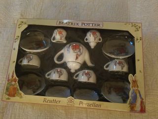 Mw Reutter Pottery - The World Of Beatrix Potter - Kinder Porzellan Service