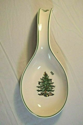 Christmas Tree Spoon Rest By Spode -