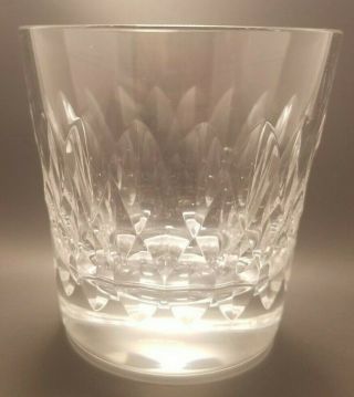 Set of 3 Vintage Baccarat France Crystal - Double Old Fashion Glasses / Tumblers 6