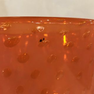 Exceptional Murano Fratelli Toso Orange Opalescent 9 3/4” Vase 3