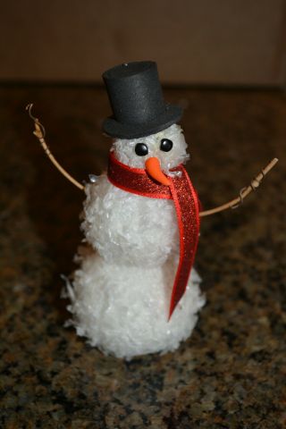 Snowman 1 Miniatures 1/12 Scale Christmas Decoration