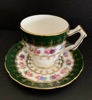 Vintage Aynsley England Bone China Demitasse Tea Cup/saucer Set