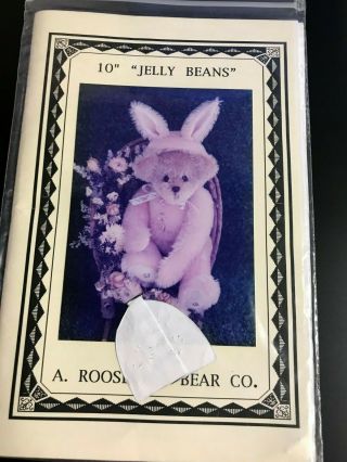A.  Roosevelt Bear Co.  - Vintage Teddy Bear Sewing Pattern - 10 " Jelly Beans