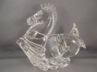 Steuben Art Glass Pegasus Flying Horse Figure 8340 Pollard