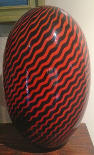 Mid Century Rick Strini Art Glass Vase