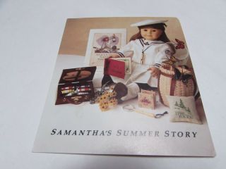 American Girl Pleasant Co Samantha Summer Story Borderless Collector Pamphlet