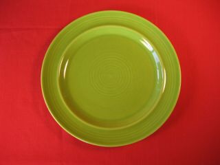 Vintage Metlox Colorstax 10.  75 Inch Dinner Plate Fern Green Made In Usa