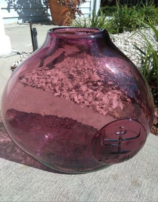 Blenko Glass 551 Vase In Amethyst