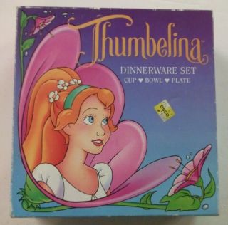 Thumbelina Dinnerware 3 Piece Set,  Cup,  Bowl And Plate