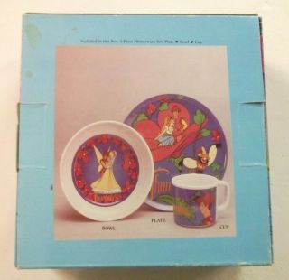 Thumbelina dinnerware 3 piece set,  cup,  bowl and plate 3