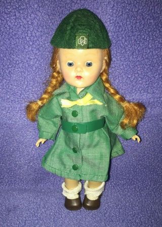 Terri Lee Doll Clothing Girl Scout Outfit With Hat Tagged,  Socks & Shoes,  No Dol