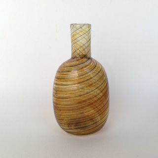 Kaj Franck For Nuutajarvi Notsjo Filigrani Glass Vase Finland C1960 Mid Century