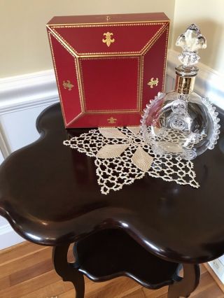 Louis XIII Remy Martin Cognac Baccarat Crystal Decanter Case Box 5