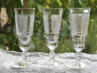 Waterford Crystal Hibernia Champagne Glasses Set Of 3 Made In Ireland